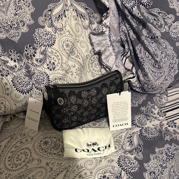 Coach Black Crystal Swinger - Picture 1 of 3